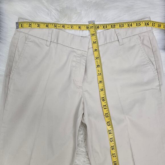 NWOT J. Crew Skimmer Stretch Pants Trousers in Cream Women 12 Style 37033 - Picture 12 of 12